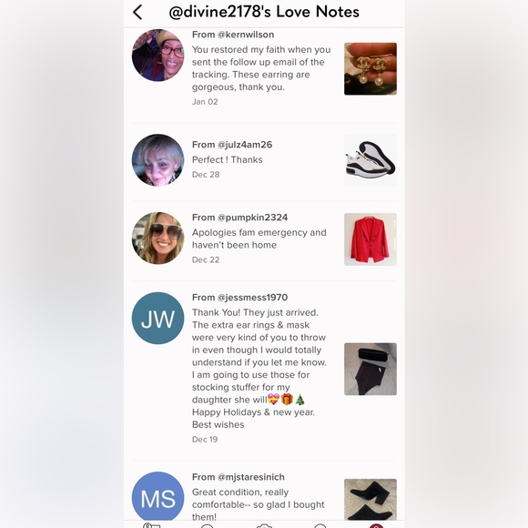 🎉🖤Trusted seller love notes!!!😎✨ - Picture 1 of 5